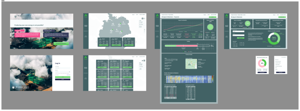 WEnergy - Hifi mockups